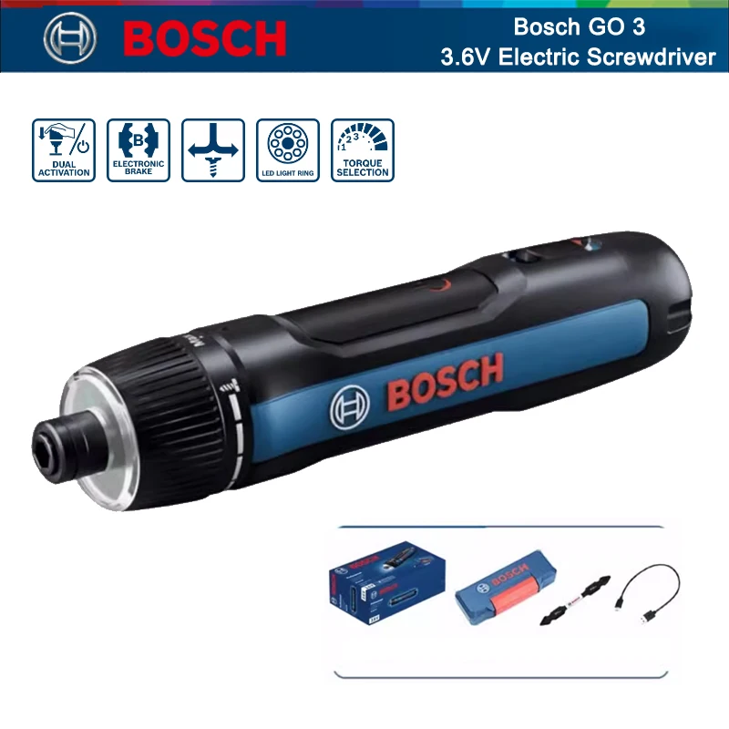 Power Tools Bosch - Obeng Listrik BOSCH Go 3 Obeng