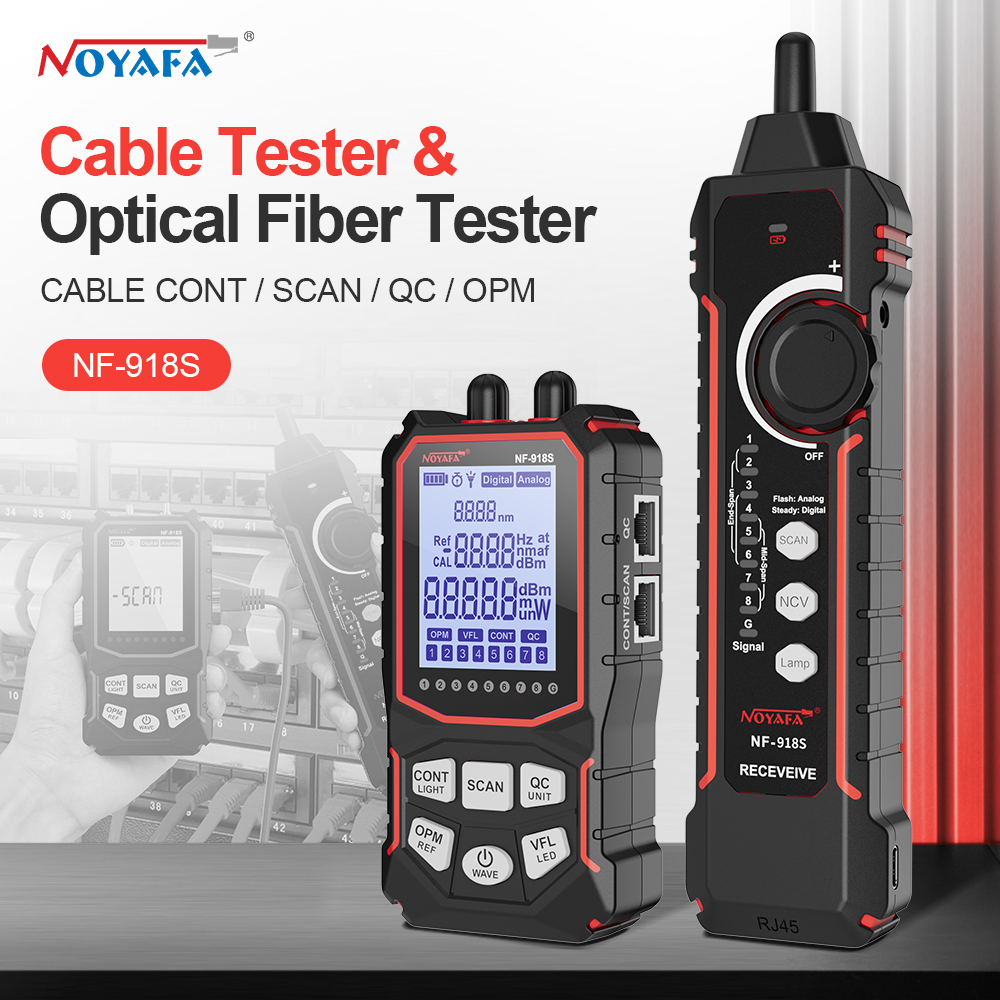 Power Tools Display - Noyafa penguji kabel jaringan LCD layar