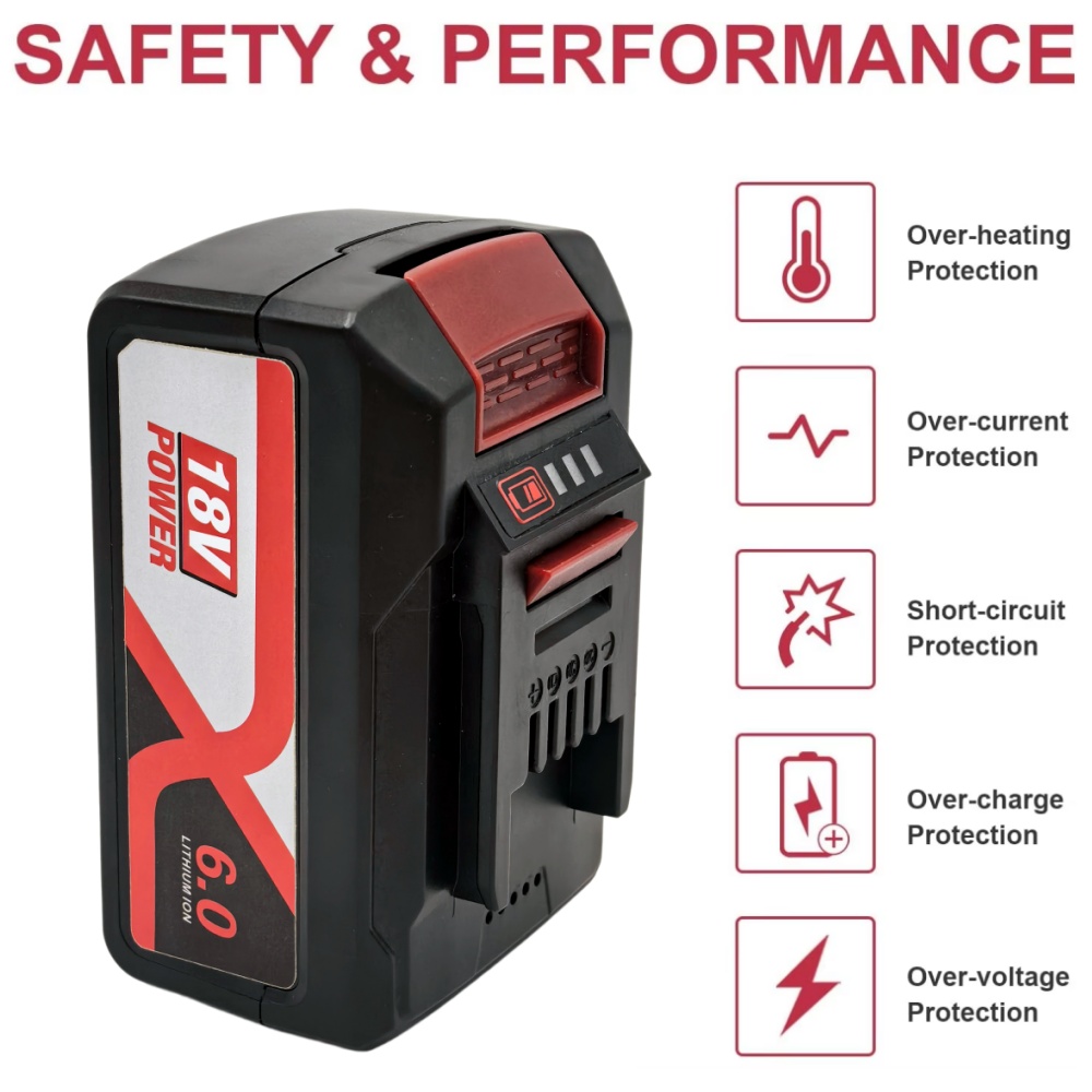 Power Tools Einhell - Untuk Baterai Pengganti EINHELL EIN18C2 6Ah