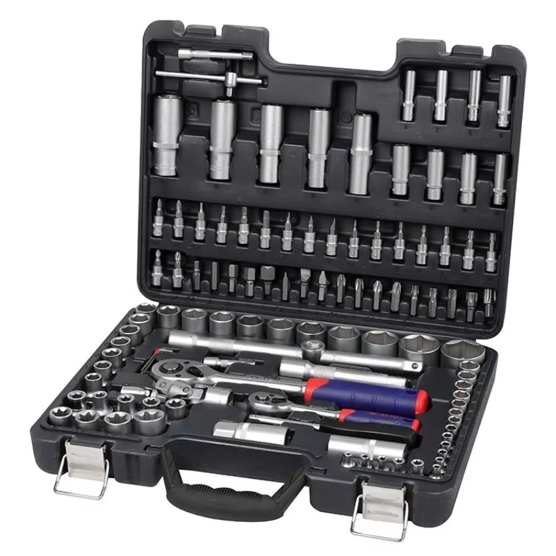 Power Tools Kits - 108pcs Set Peralatan Perbaikan Mobil Profesional