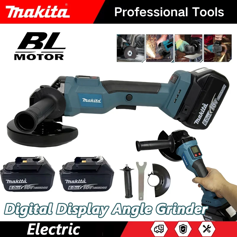 Power Tools Display - Alat Makita Penggiling Sudut Elektrik Tanpa