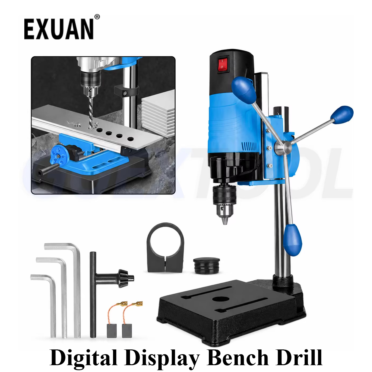 Power Tools Display - Mesin Bor Duduk Digital 1200W Daya