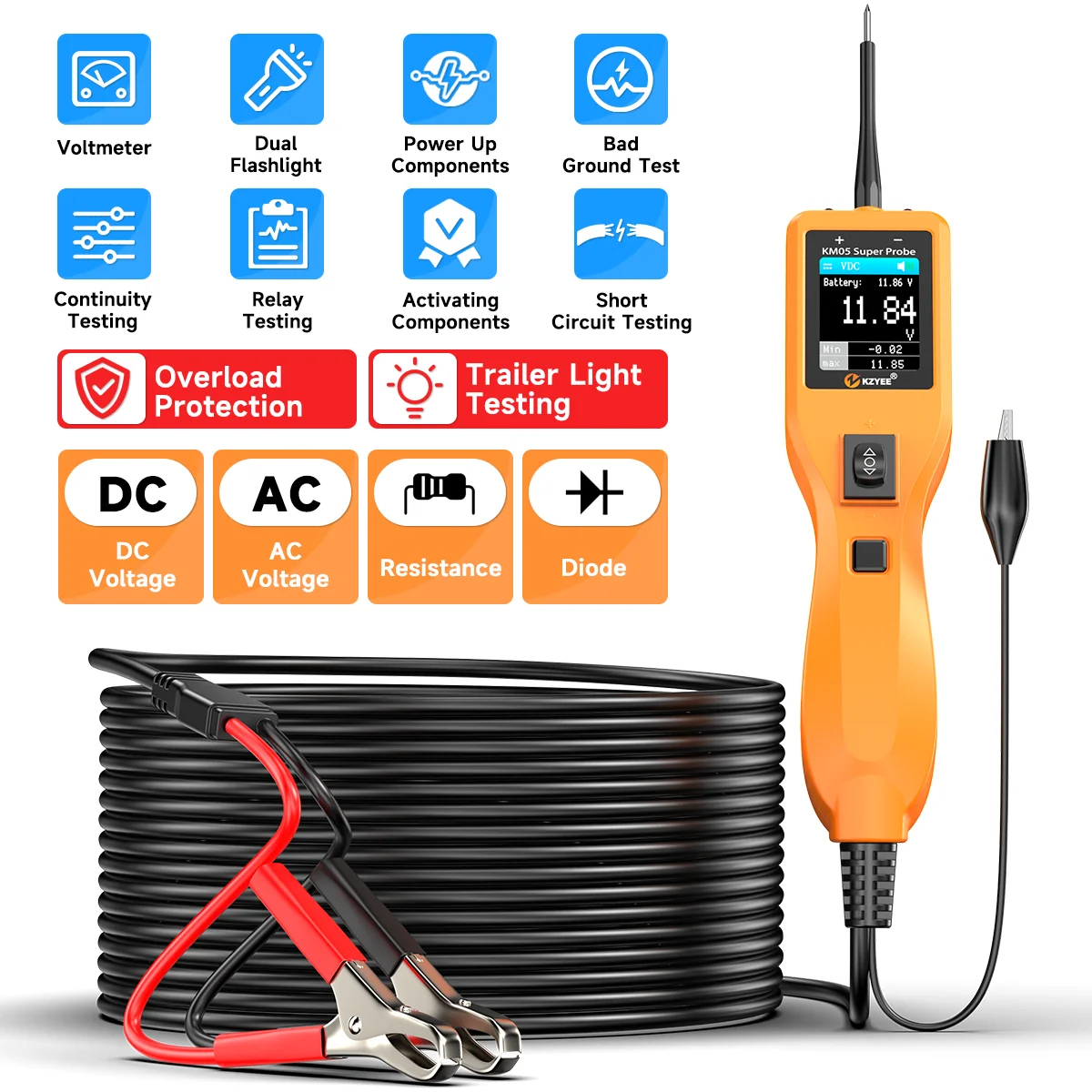 Kit Probe Sirkuit Mobil Penguj - Power Tools Inspection ulasan dan harga