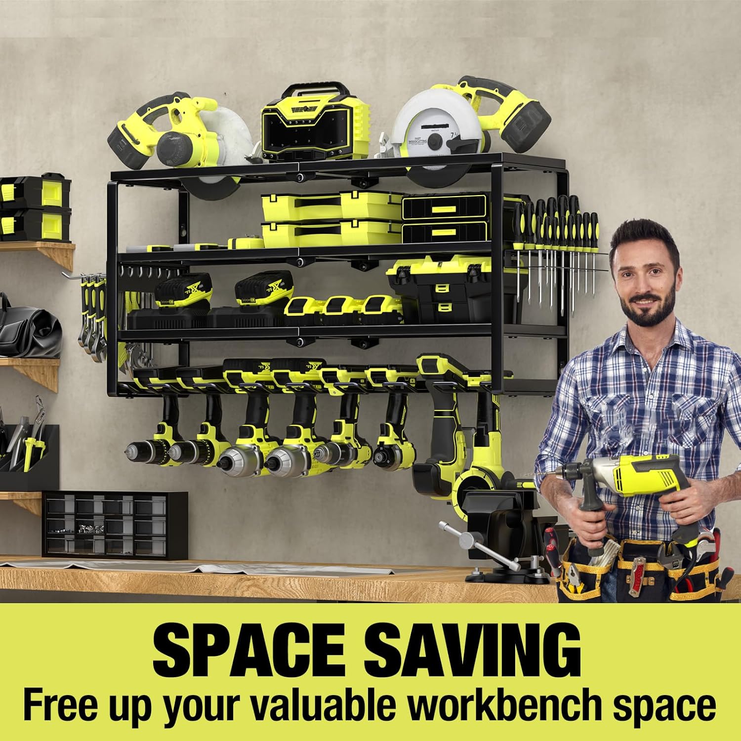 Organizer Alat Listrik Dinding - Power Tools Toolstation ulasan dan harga