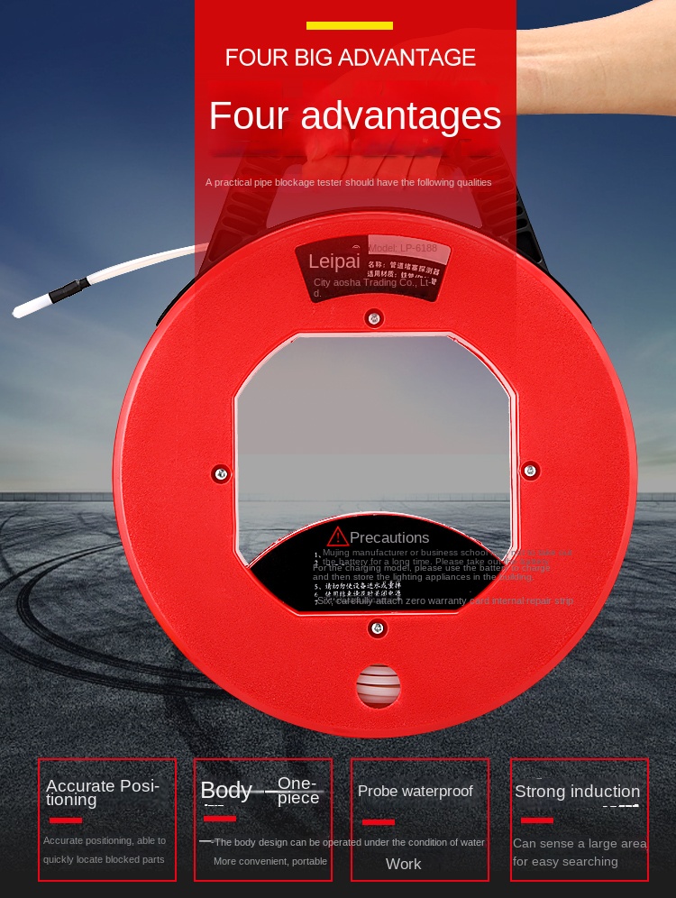 Detektor Pipa Nirkabel, Penguj - Power Tools Inspection ulasan dan harga