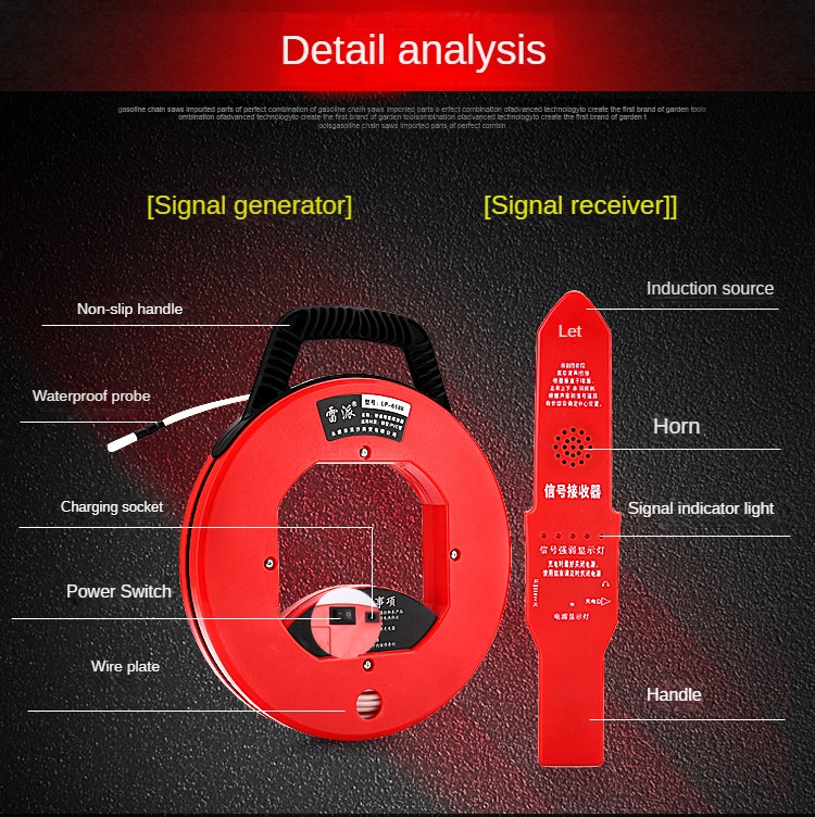 Detektor Pipa Nirkabel, Penguj - Power Tools Inspection ulasan dan harga