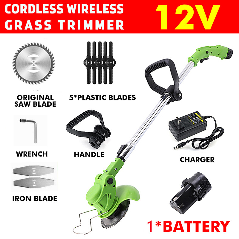 Pemotong Rumput Listrik Tanpa  - Power Tools Garden ulasan dan harga