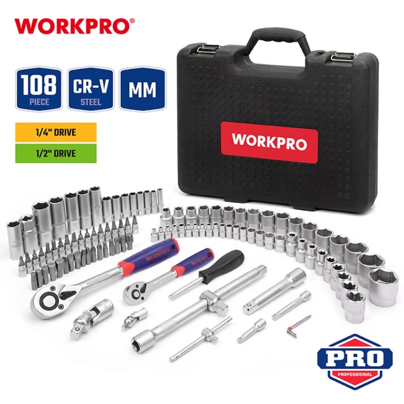 108pcs Set Peralatan Perbaikan - Power Tools Kits ulasan dan harga
