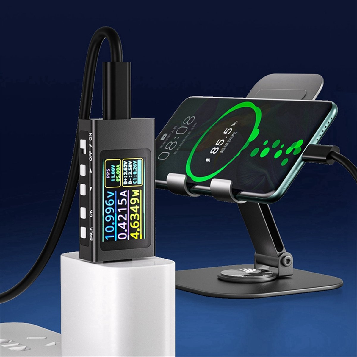 BaoBao- KWS-X1 Power Meter Typ - Power Tools Display ulasan dan harga