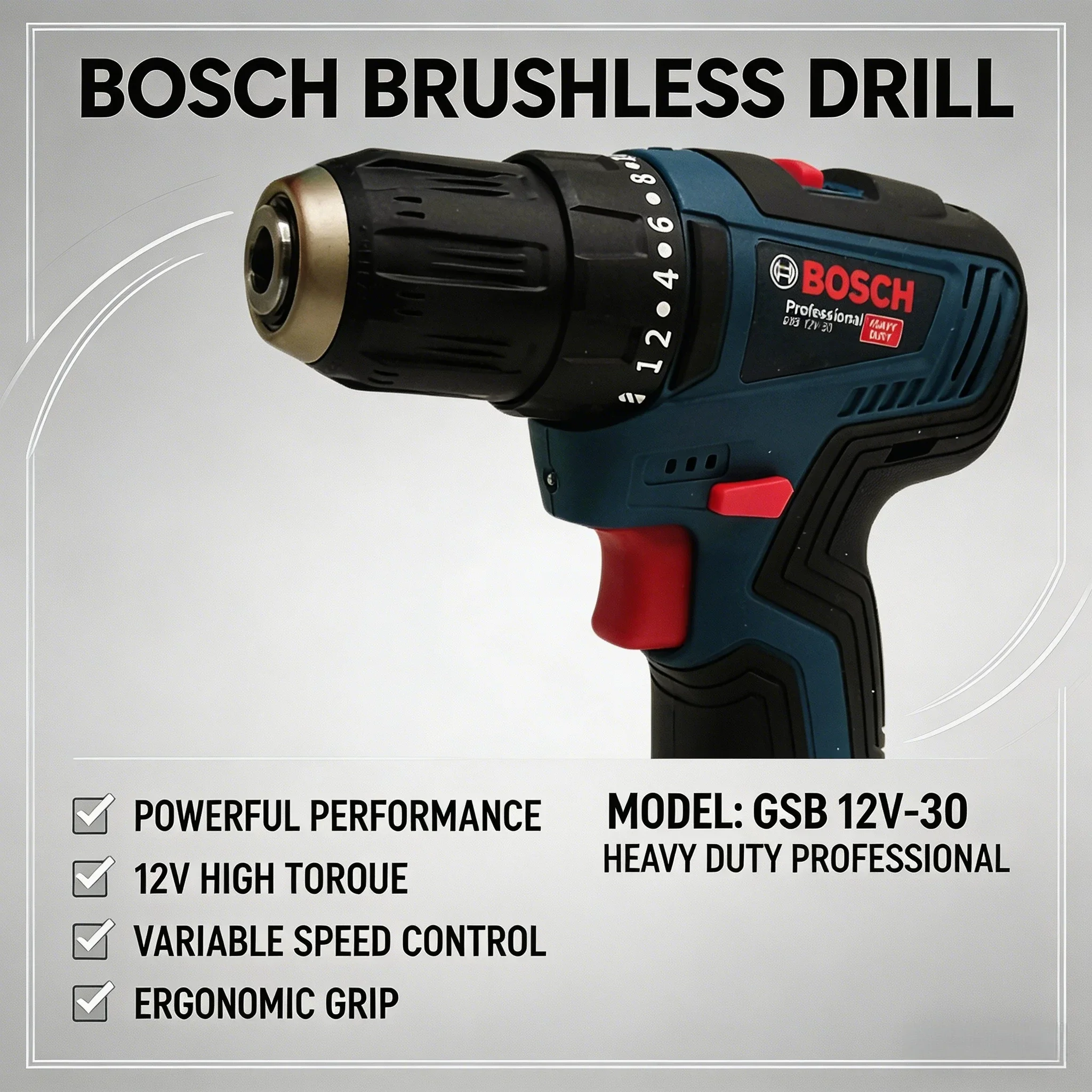 Bosch-GSB 12V-30 Bor Listrik P - Power Tools Bosch ulasan dan harga