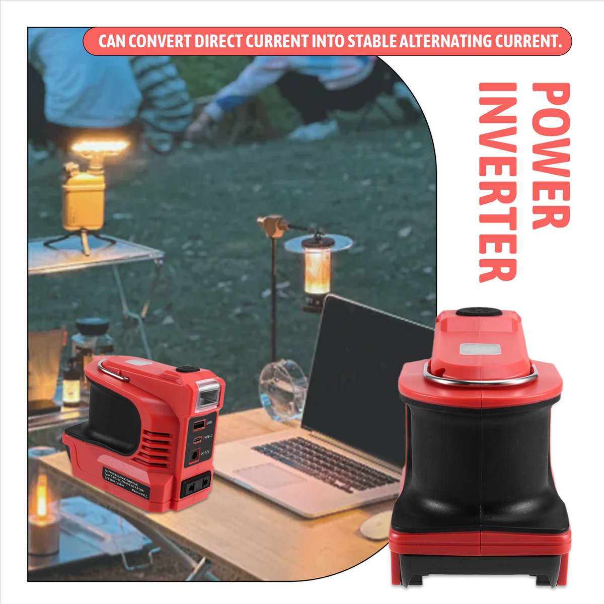 DT81 Konverter Inverter 220W I - Power Tools Einhell ulasan dan harga