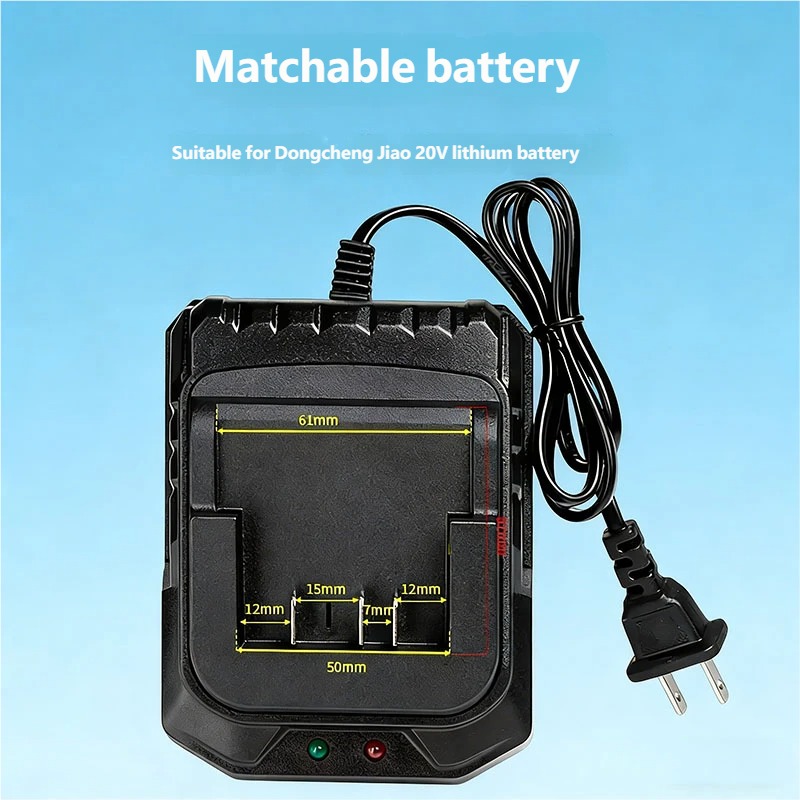 Pengisi Daya Baterai Lithium D - Power Tools Dongcheng ulasan dan harga