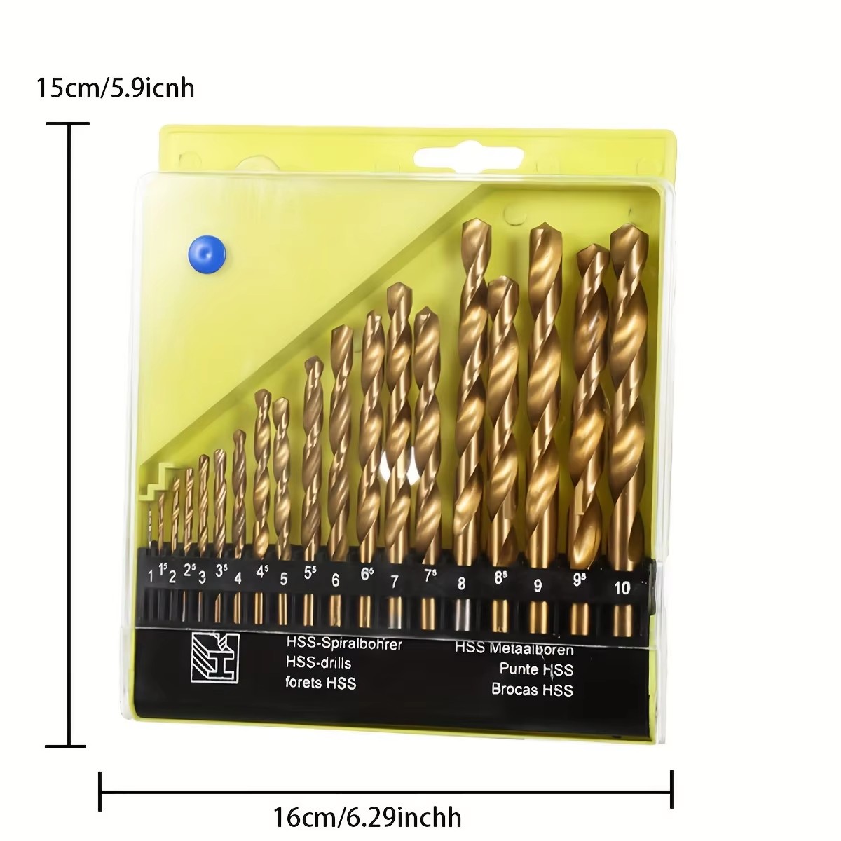 19 Buah Set Mata Bor Metrik Ga - Power Tools Kobalt ulasan dan harga