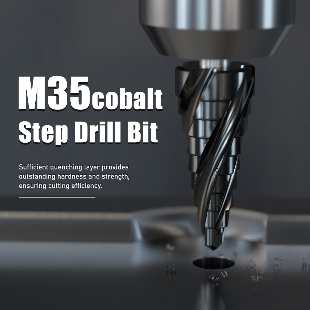 M35 mata bor tangga 4-seruling - Power Tools Kobalt ulasan dan harga