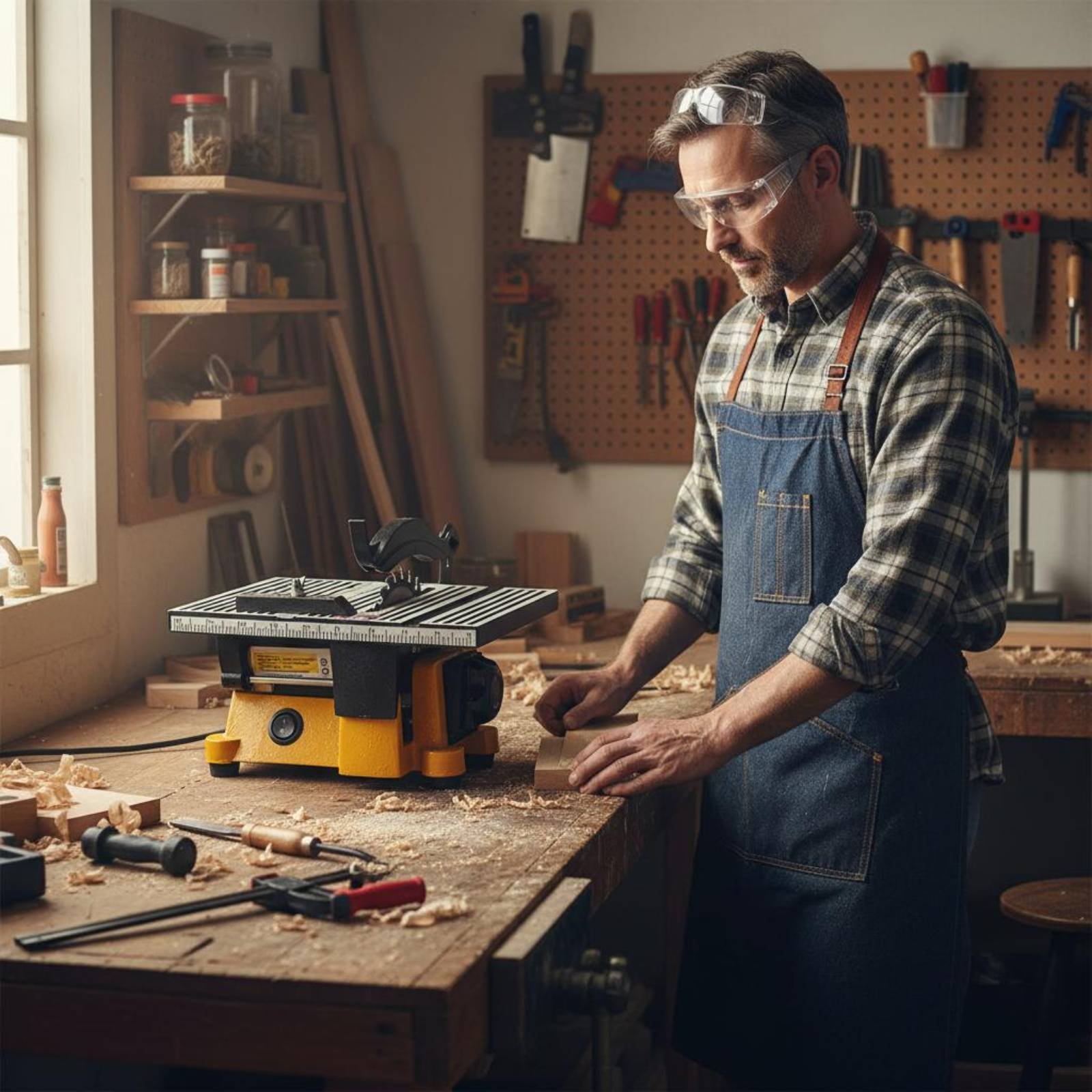 Gergaji Meja Mini Portabel Mes - Power Tools Workshop ulasan dan harga